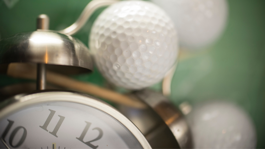 golf warmup, get better at golf quickly, don't have time to practice golf, golf clock